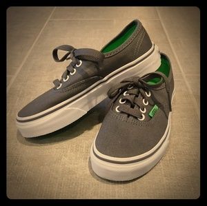 Vans Kids Canvas Sneakers Size 12